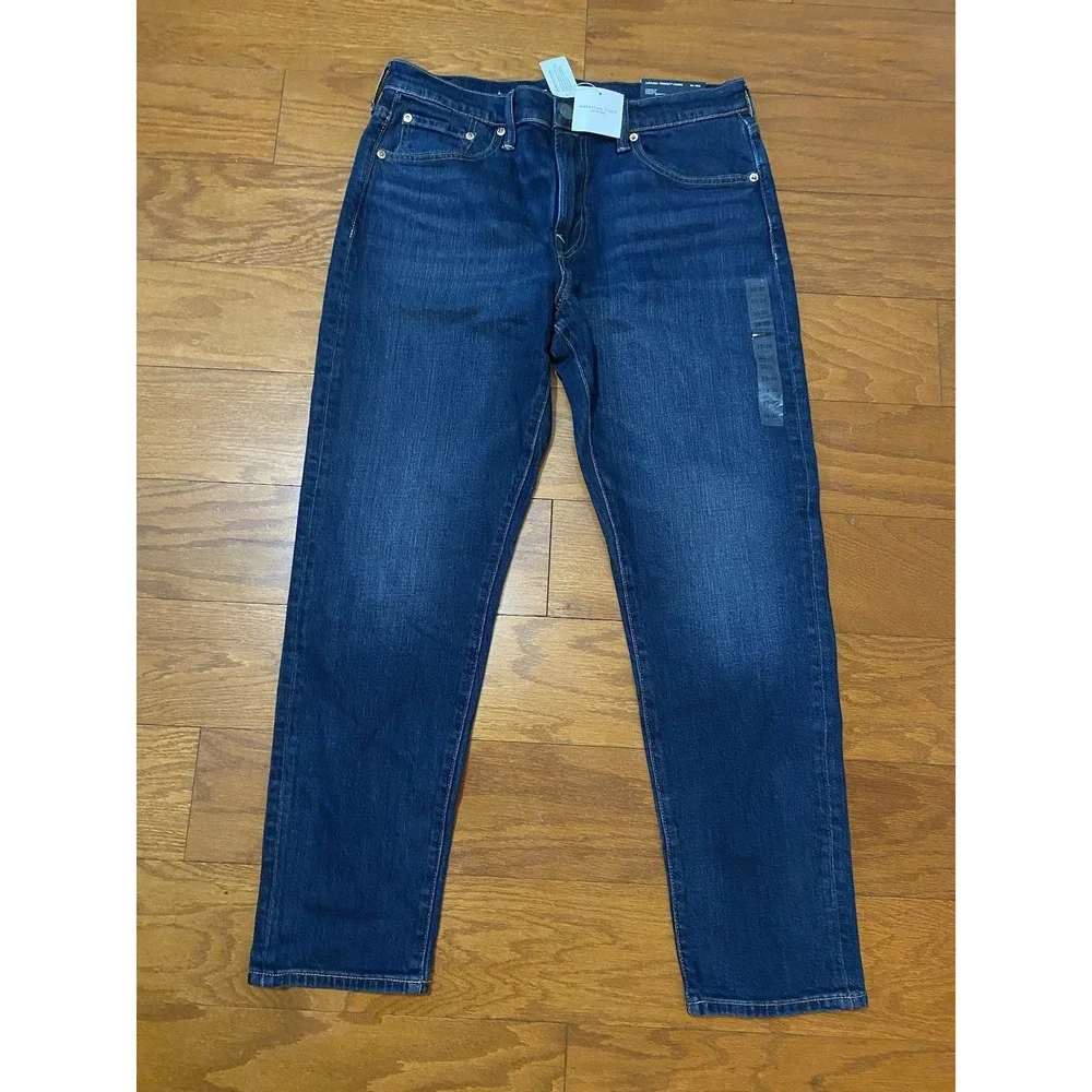 American Eagle M's 33x30 AirFlex Athletic Fit Jeans Stretch Blue New! NWT $50
